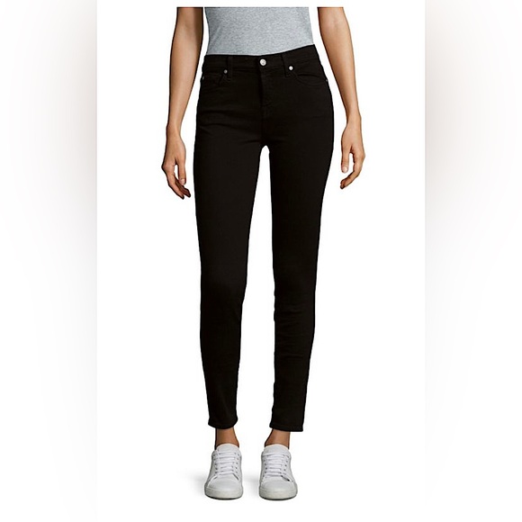 7 For All Mankind Pants - 7 for all mankind skinny high waisted jeans